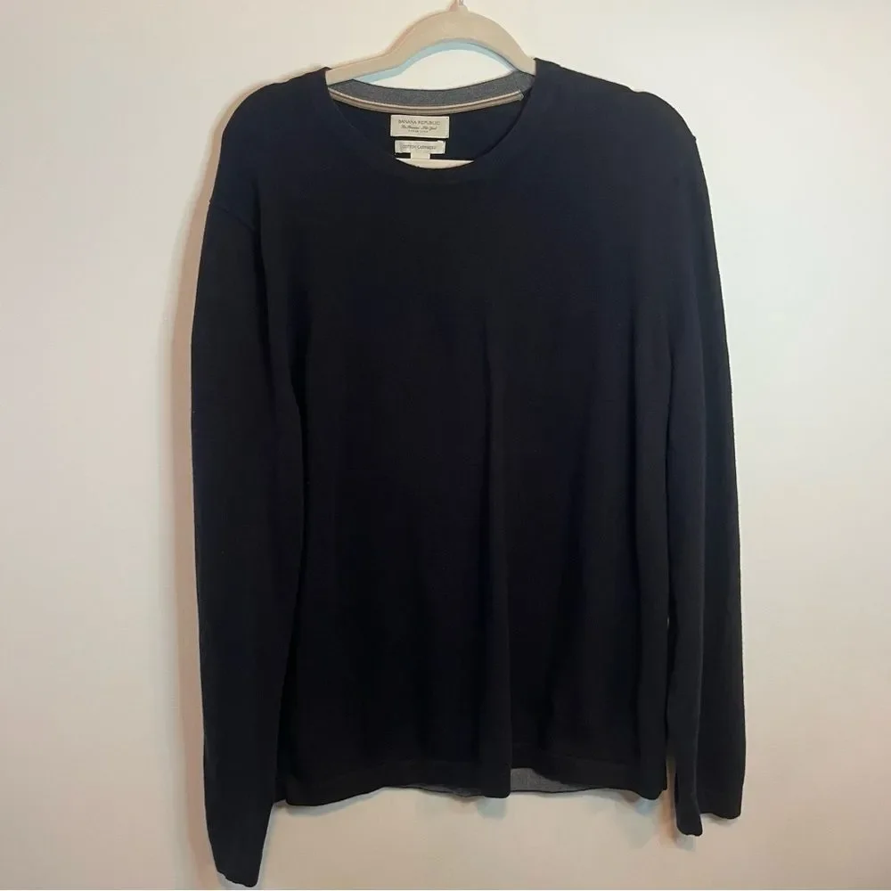 Banana Republic Mens Cotton Cashmere Sweater